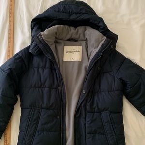 Kids Abercrombie and Fitch puffer down coat